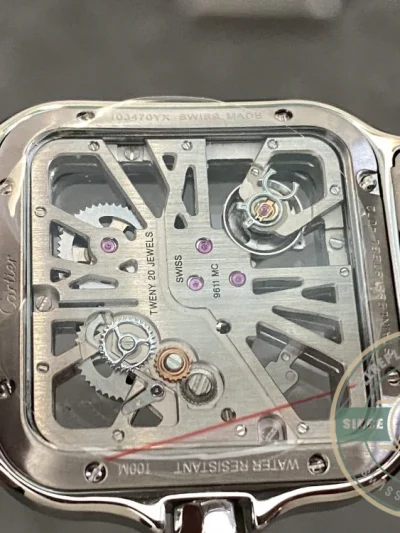 Replica Cartier Santos Silver Stainless Steel WHSA0015 - Swiss Movement Replica Watch