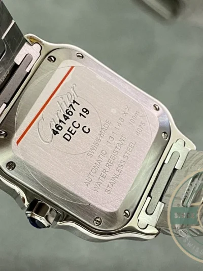 Replica Cartier Santos Silver Stainless Steel WSSA0010 - Factory Super Clone Watch