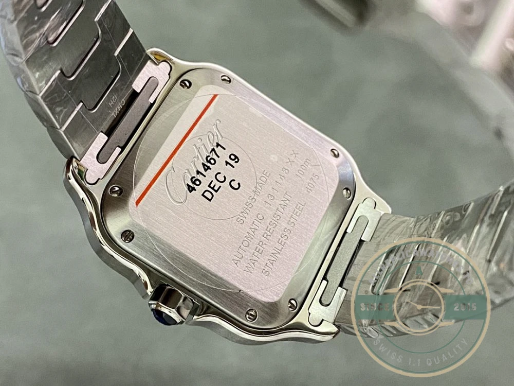 Replica Cartier Santos Silver Stainless Steel WSSA0010 - Factory Super Clone Watch