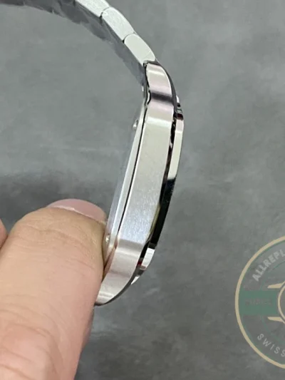 Replica Cartier Santos Silver Stainless Steel WSSA0010 - Swiss Movement Replica Watch