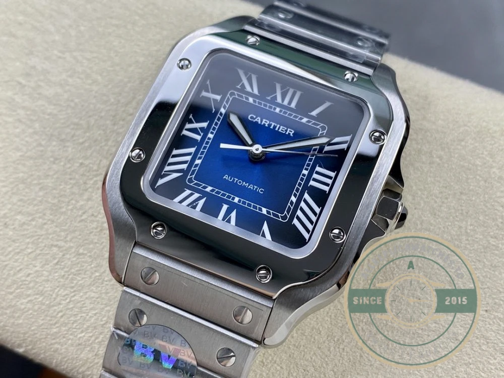 Replica Cartier Santos Steel 47.5mm WSSA0030 - Swiss Movement Replica Watch
