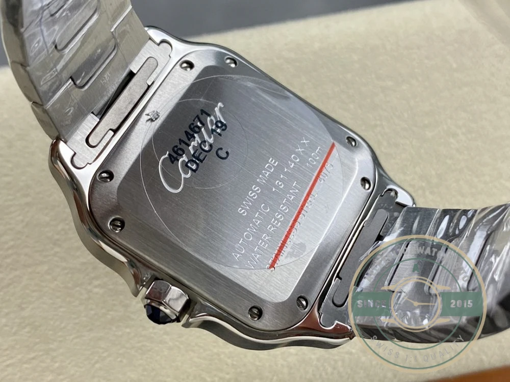 Replica Cartier Santos Steel 47.5mm WSSA0030 - Swiss Movement Replica Watch