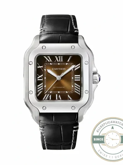 Replica Cartier Santos Yellow Dial 47.5mm WSSA0065 - Top-Tier Swiss Replica Watch
