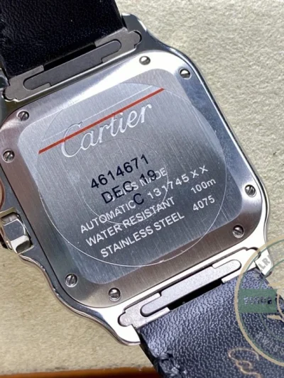Replica Cartier Santos Yellow Dial 47.5mm WSSA0065 - Premium Super Clone Watch