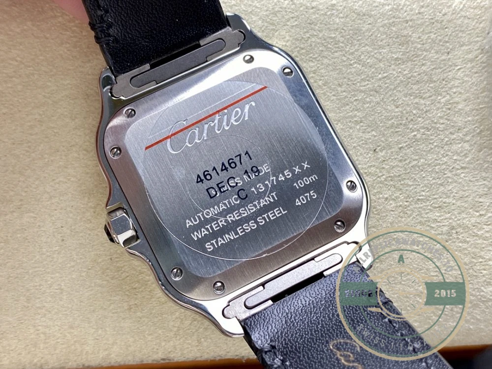 Replica Cartier Santos Yellow Dial 47.5mm WSSA0065 - Premium Super Clone Watch