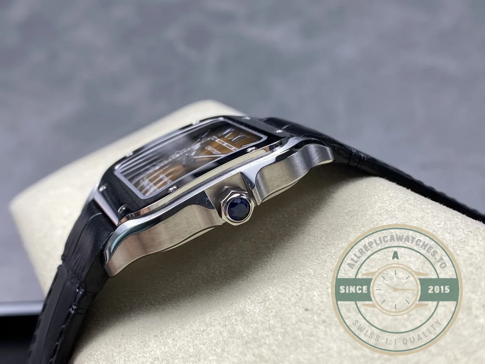 Replica Cartier Santos Yellow Dial 47.5mm WSSA0065 - Luxury Replica Watch