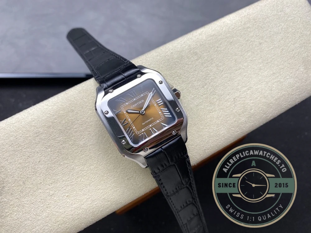 Replica Cartier Santos Yellow Dial 47.5mm WSSA0065 - Affordable Luxury Replica Timepiece