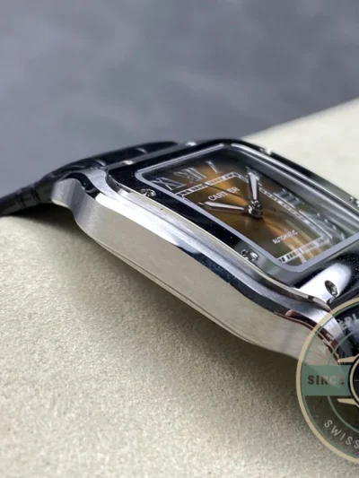 Replica Cartier Santos Yellow Dial 47.5mm WSSA0065 - High-Grade Replica Watch