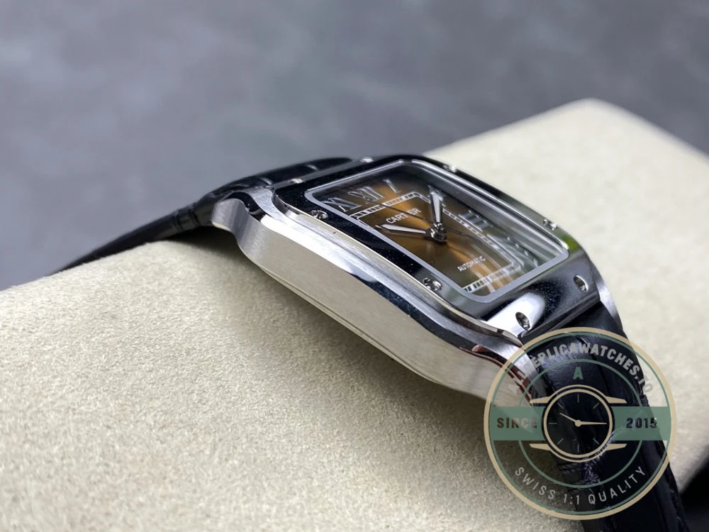 Replica Cartier Santos Yellow Dial 47.5mm WSSA0065 - High-Grade Replica Watch