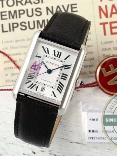 Replica Cartier Tank 41 mm series WSTA0040 - Factory Super Clone Watch
