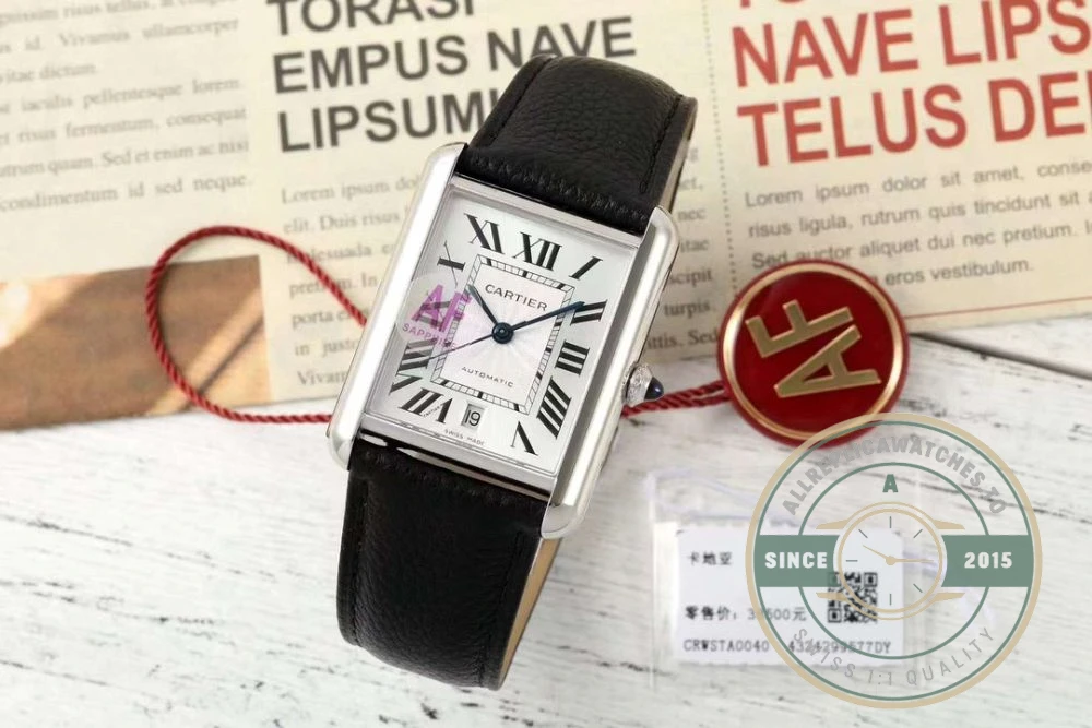 Replica Cartier Tank 41 mm series WSTA0040 - Factory Super Clone Watch