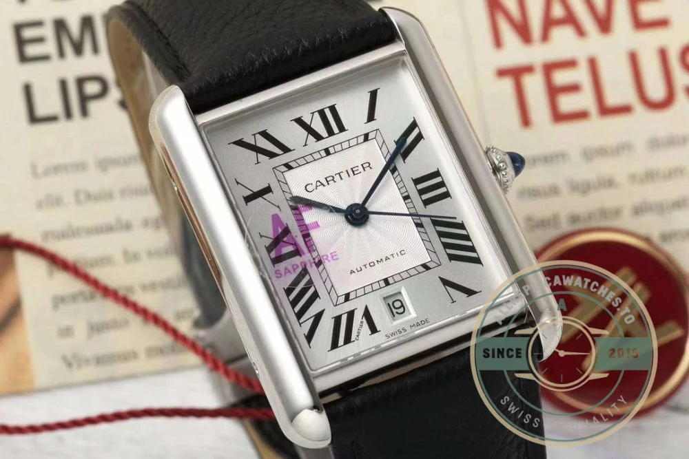 Replica Cartier Tank 41 mm series WSTA0040 - Affordable Super Clone Watch