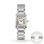 Replica Cartier Tank Française Quartz Silver Stainless Steel 22mm WSTA0051 - Swiss Movement Replica Watch