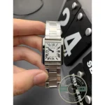 Replica Cartier Tank Française Quartz Silver Stainless Steel 22mm WSTA0051 - Swiss Movement Replica Watch