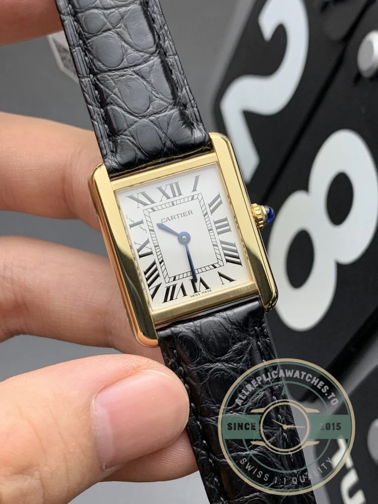 Replica Cartier Tank Louis Cartier Women Automatic Gold 24.4mm W5200002 - Top-Tier Swiss Replica Watch