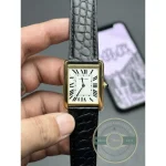 Replica Cartier Tank Louis Quartz Alligator 24.4 mm W5200002 - Top-Tier Swiss Replica Watch