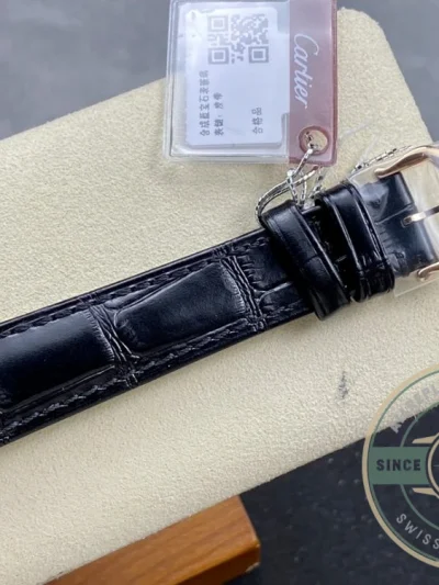 Replica Cartier Tank Louis Women Automatic Gold Leather 22 mm WGTA0011 - Best Quality Replica Watch