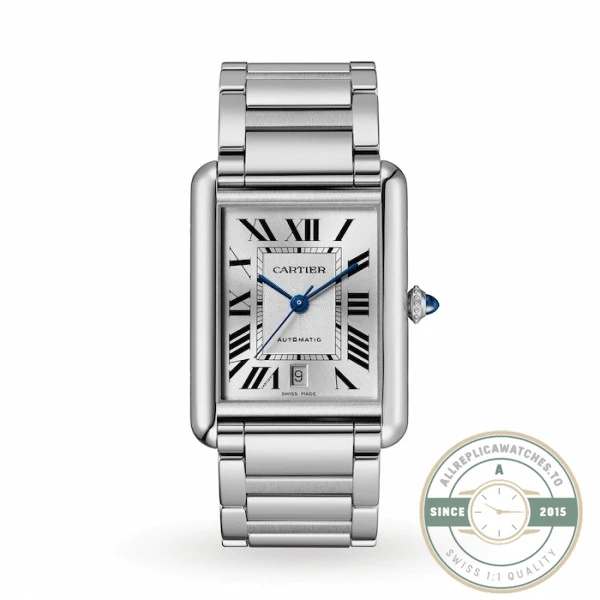 Replica Cartier Tank Must Men Automatic Silver Stainless Steel 41 mm W5200028 - Premium Super Clone Watch