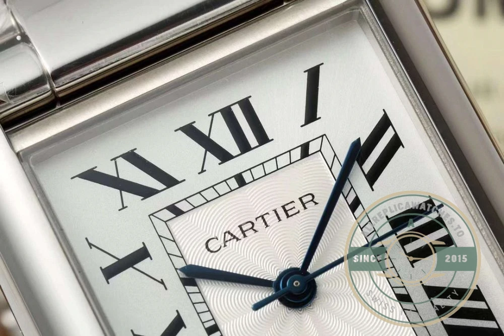 Replica Cartier Tank Must Men Automatic Silver Stainless Steel 41 mm W5200028 - Budget Luxury Replica Watch