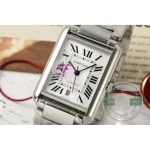 Front view with the factory cord trailing beside the bracelet