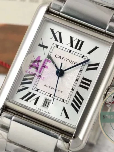 Replica Cartier Tank Must Men Automatic Silver Stainless Steel 41 mm W5200028 - Premium Super Clone Watch