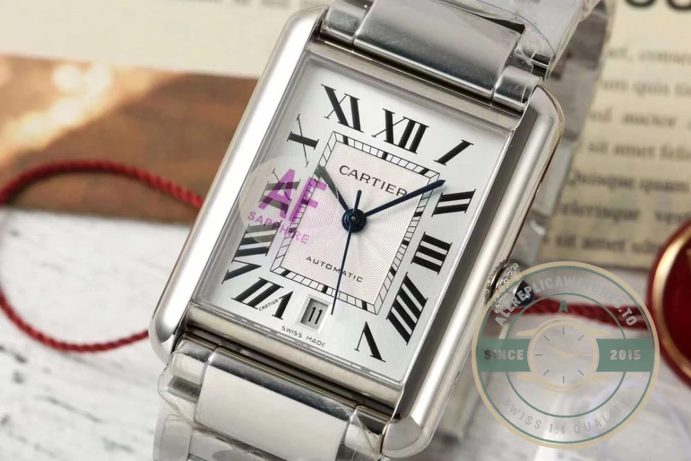 Replica Cartier Tank Must Men Automatic Silver Stainless Steel 41 mm W5200028 - Premium Super Clone Watch