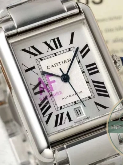 Replica Cartier Tank Must Men Automatic Silver Stainless Steel 41 mm W5200028 - Swiss Movement Replica Watch