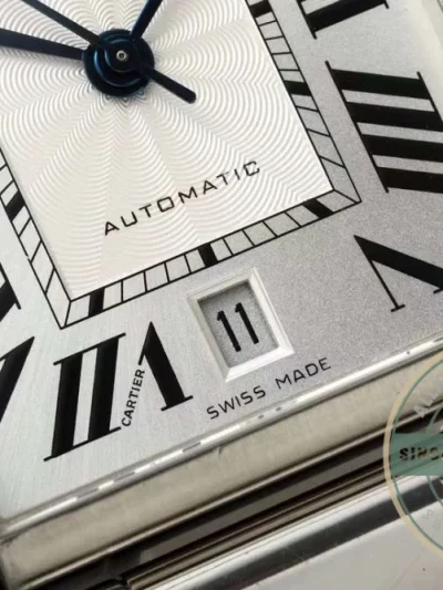 Replica Cartier Tank Must Men Automatic Silver Stainless Steel 41 mm W5200028 - 1:1 Swiss Replica Watch