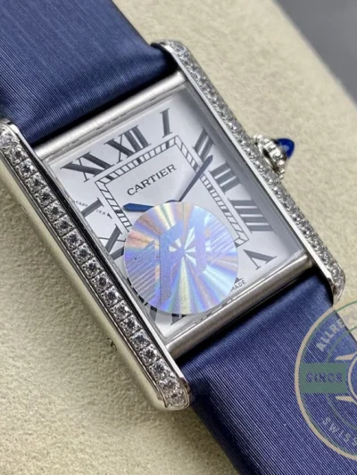 Replica Cartier Tank Must Women Silver 22 mm W4TA0011 - Luxury Replica Watch