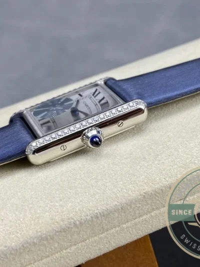 Replica Cartier Tank Must Women Silver 22 mm W4TA0011 - High-Grade Replica Watch
