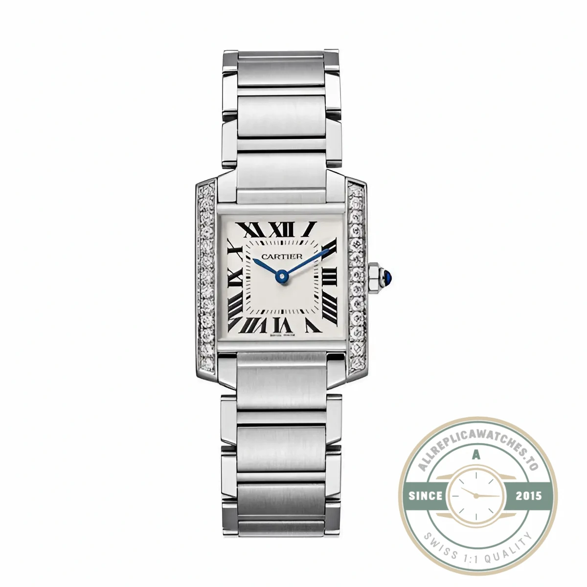 Replica Cartier Tank Must Women Steel Strap 22 mm W4TA0011 - Swiss Movement Replica Watch