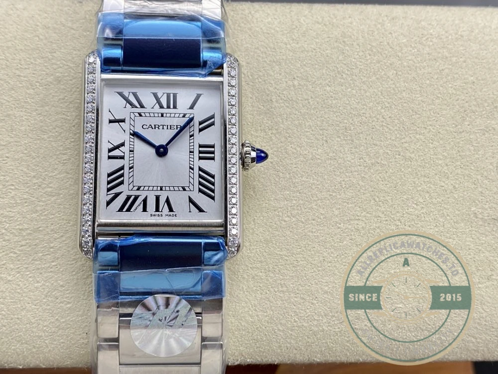 Replica Cartier Tank Must Women Steel Strap 22 mm W4TA0011 - Top-Tier Swiss Replica Watch