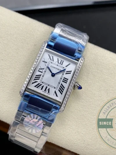 Replica Cartier Tank Must Women Steel Strap 22 mm W4TA0011 - High-Grade Replica Watch