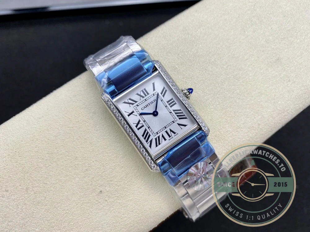 Replica Cartier Tank Must Women Steel Strap 22 mm W4TA0011 - Luxury Replica Watch