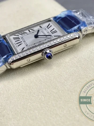 Replica Cartier Tank Must Women Steel Strap 22 mm W4TA0011 - 1:1 Swiss Replica Watch