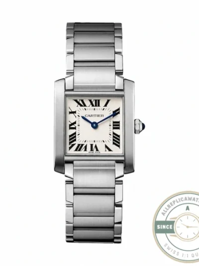 Replica Cartier Tank Quartz Silver Stainless Steel 25.5mm WSTA0052 - Affordable Luxury Replica Timepiece