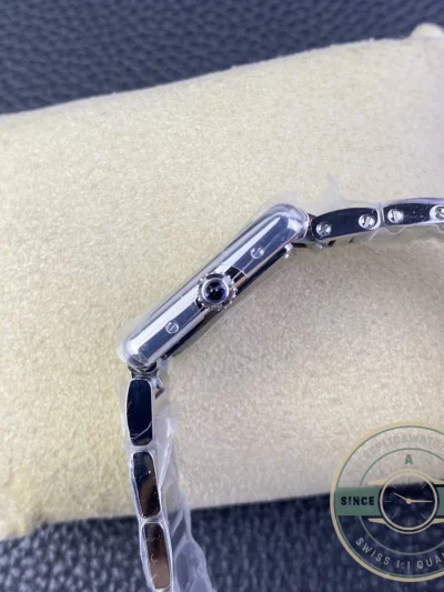 Replica Cartier Tank Quartz Silver Stainless Steel 25.5mm WSTA0052 - Affordable Super Clone Watch