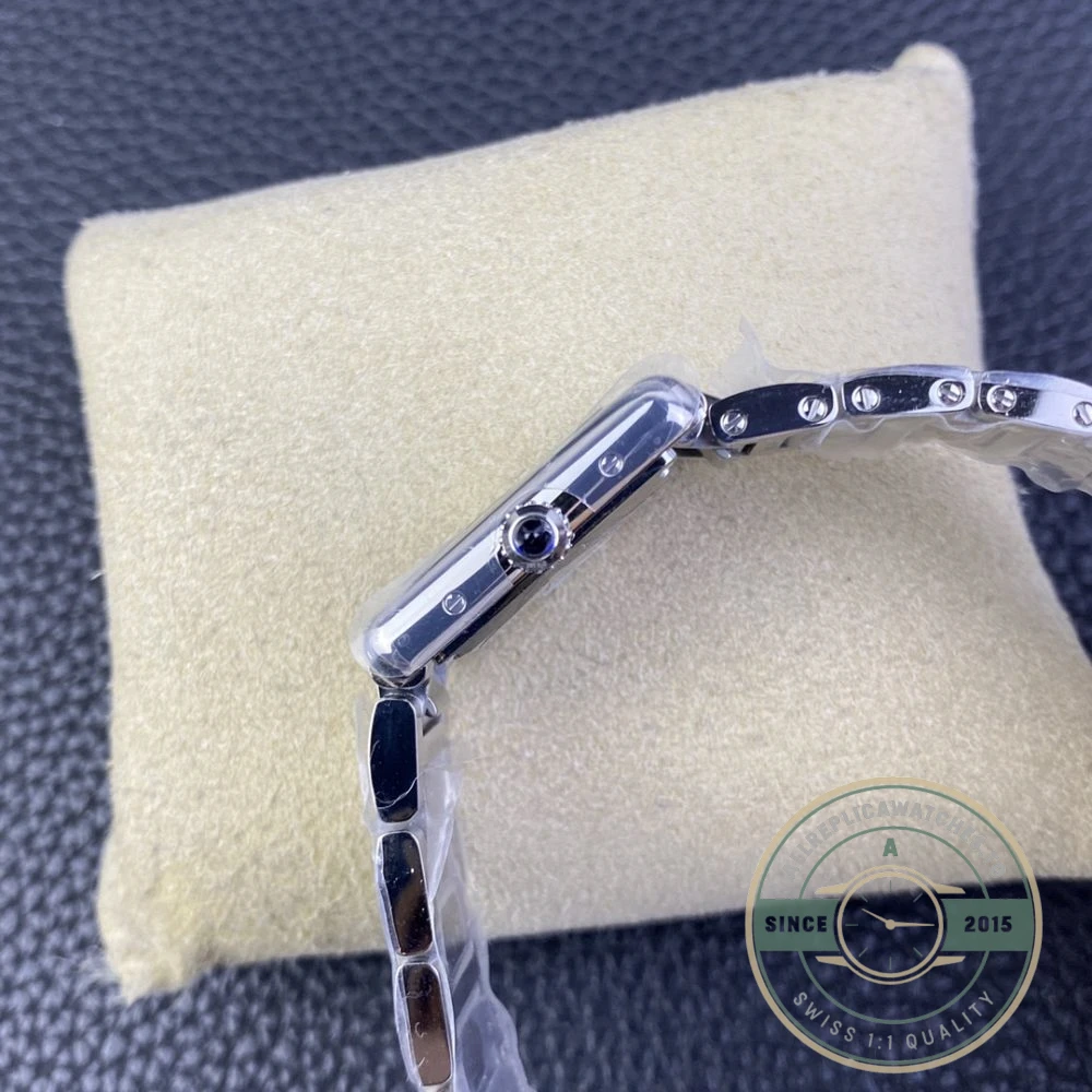 Replica Cartier Tank Quartz Silver Stainless Steel 25.5mm WSTA0052 - Affordable Super Clone Watch