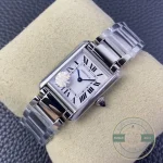 Replica Cartier Tank Quartz Silver Stainless Steel 25.5mm WSTA0052 - Swiss-Made Clone Watch
