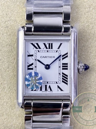 Replica Cartier Tank Quartz Silver Stainless Steel 25.5mm WSTA0052 - Top-Tier Swiss Replica Watch