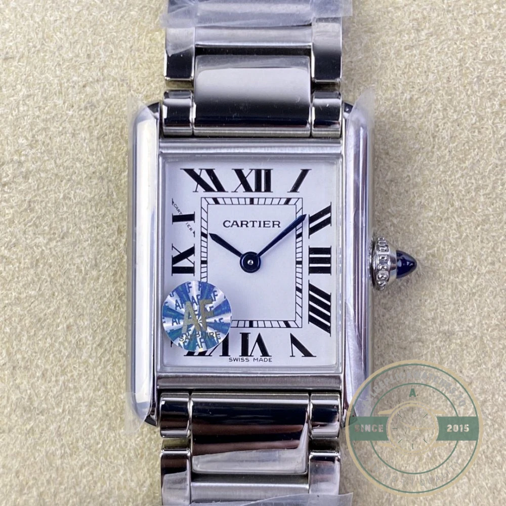 Replica Cartier Tank Quartz Silver Stainless Steel 25.5mm WSTA0052 - Top-Tier Swiss Replica Watch