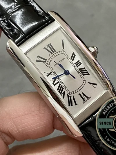 Replica Cartier Tank Silver 22.6 mm WSTA0050 - Swiss Movement Replica Watch