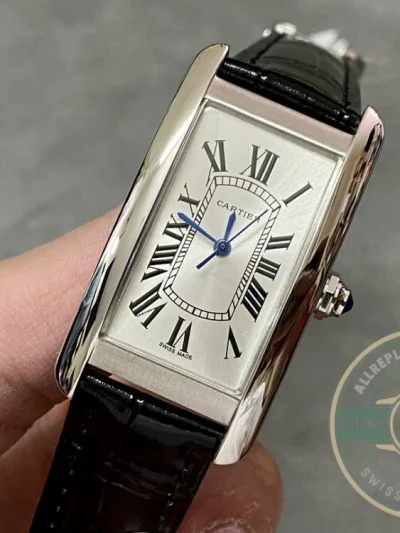 Replica Cartier Tank Silver 22.6 mm WSTA0050 - Affordable Super Clone Watch