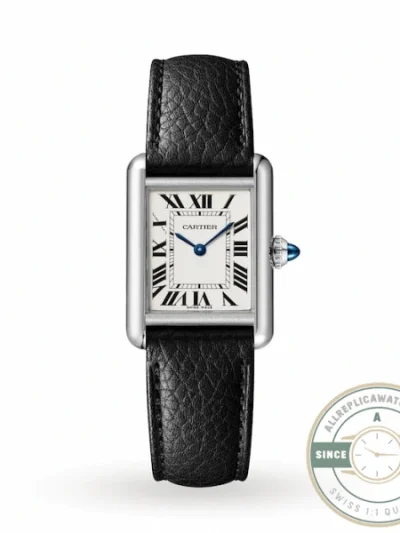 Replica Cartier Tank Silver Calf 27.4mm W5200003 - Premium Super Clone Watch
