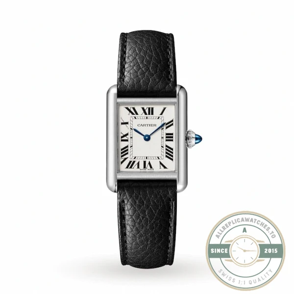 Replica Cartier Tank Silver Calf 27.4mm W5200003 - Premium Super Clone Watch