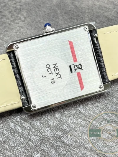 Replica Cartier Tank Silver Calf 27.4mm W5200003 - Swiss Movement Replica Watch
