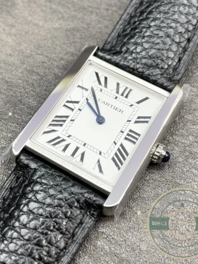 Replica Cartier Tank Silver Calf 27.4mm W5200003 - Affordable Luxury Replica Timepiece