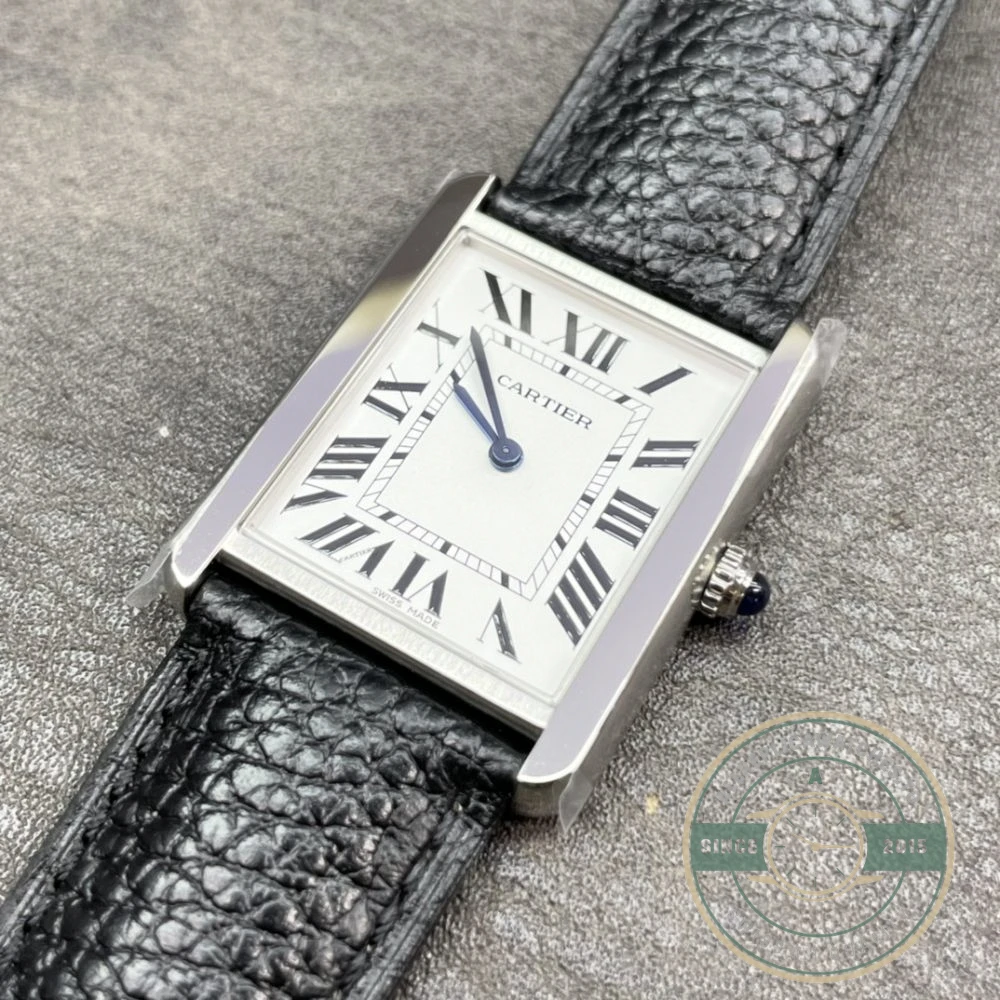 Replica Cartier Tank Silver Calf 27.4mm W5200003 - Affordable Luxury Replica Timepiece