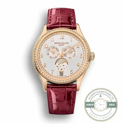 Replica Complications 4947R-001 Patek Philippe ANNUAL CALENDAR, MOON PHASES. 38 mm, Rose gold - Best Quality Replica Watch