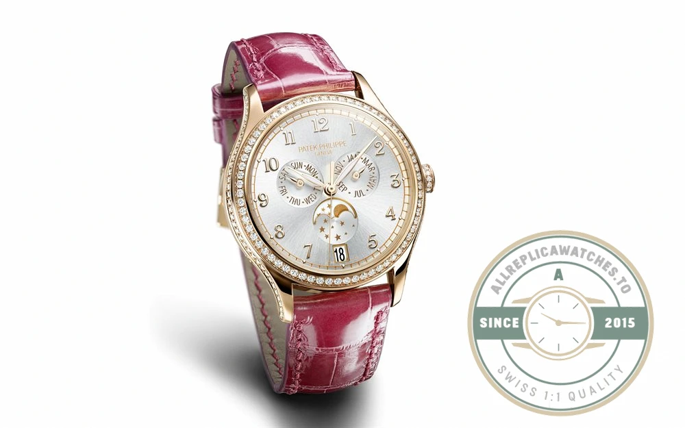 Replica Complications 4947R-001 Patek Philippe ANNUAL CALENDAR, MOON PHASES. 38 mm, Rose gold - Swiss-Made Clone Watch